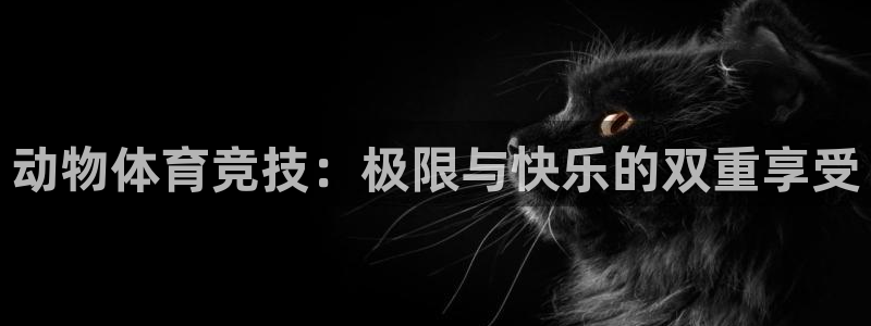 意昂44平台注册：动物体育竞技：极限与快乐的双重享受